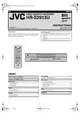 JVC HR-S2913U 사용자 설명서