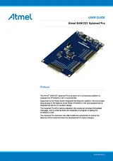 Atmel Xplained Pro Evaluation Kit for the ATSAMD21J18A Microcontroller ATSAMD21-XPRO ATSAMD21-XPRO データシート