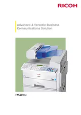 Ricoh Fax 4430NF M430536 Manual De Usuario