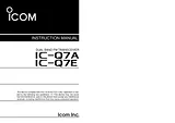 ICOM ic-q7a Manual De Instrucciónes