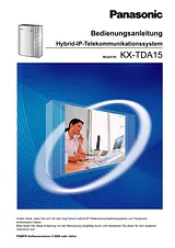 Panasonic KXTDA15NE Guida Al Funzionamento