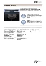 Electrolux EMT38409AX Leaflet