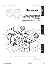 Panasonic dp-1510 Manuel D’Utilisation
