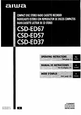 Aiwa CSD-ED 37 User Manual