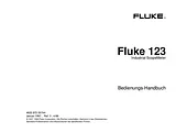 Fluke ScopeMeter 123/421 2- Channel hand-held oscilloscope, Scope-Meter, hand-heldBandwidth 20 MHz 2064239 Manual De Usuario