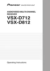 Pioneer VSX-D712 사용자 가이드