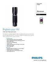 Philips Flashlight SFL4500 SFL4500/17 Leaflet