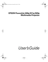 Epson 600P 사용자 설명서