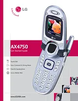 LG AX4750 Справочник Пользователя