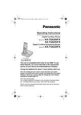 Panasonic kx-tg8220fx Справочник Пользователя