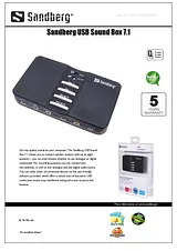 Sandberg USB Sound Box 7.1 133-58 プリント