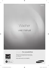 Samsung Front Load Washer With Silver Care Manual Do Utilizador