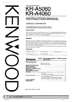 Kenwood kr-a4060 Guia Do Utilizador