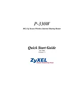 ZyXEL p-330w Anleitung Für Quick Setup