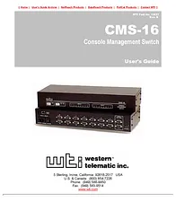 Western Telematic WTI NetReach CMS-16 Manuel D’Utilisation