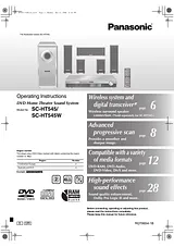 Panasonic SC-HT545W Manual Do Utilizador