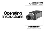 Panasonic WV-CL830 Manuel D’Utilisation