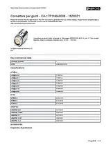 Phoenix Contact CA-17P1N8A9008 Silver 1620021 Data Sheet