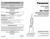 Panasonic MC-V5239 사용자 설명서