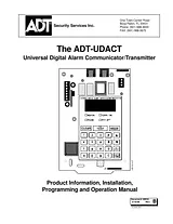 ADT Security Services ADT-UDACT Manual Do Utilizador