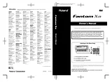 Roland Fantom-Xa Справочник Пользователя