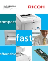 Ricoh BP20 Справочник Пользователя