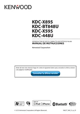 Kenwood KDC-BT848U 사용자 설명서