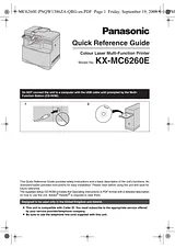 Panasonic KXMC6260E Guida Al Funzionamento