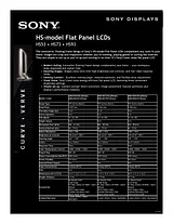 Sony SDM-HS73 Specification Guide