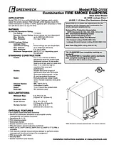 Greenheck Fan FSD-311V Manual De Usuario