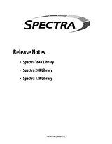 Spectra Logic spectra 12k Nota De Lançamento