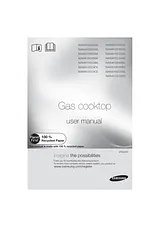 Samsung Газова Варочна поверхня NA-3000HW з потужною системою нагріву, 8,3 кВт Manual De Usuario