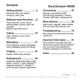 Sony Ericsson W830I 사용자 설명서
