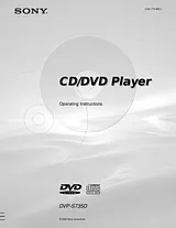 Sony DVP-S735D User Manual