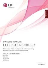 LG IPS236V Manuale Proprietario