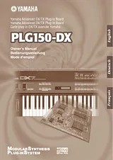 Yamaha PLG150-DX ユーザーズマニュアル