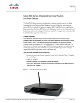 Cisco Systems CISCO851WGEK9RF Manual De Usuario