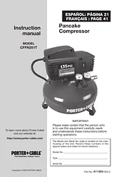 Porter-Cable CFFN251T Manuale Utente