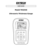 Extech TKG250Layer-thickness tester, paint-coat measurement TKG250 Fiche De Données