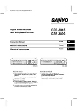 Sanyo DSR-3016 Manuale Utente