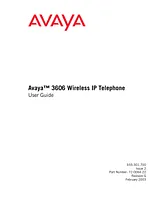 Avaya 3606 Guía Del Usuario