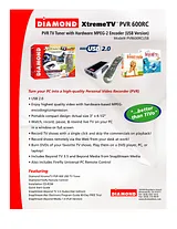 Diamond Multimedia PVR 600RC Leaflet