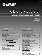 Yamaha CDC-575 Manuel D’Utilisation