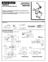 American Standard bath-shower trim kit t028.50x 用户手册