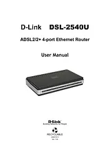 D-Link DSL-2540U_BRU User Manual