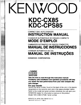 Kenwood KDC-CPS85 User Guide
