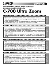 Olympus c-700 ultra zoom Einleitendes Handbuch