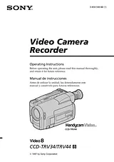 Sony CCD-TRV44 User Manual