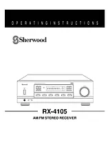 Sherwood RX-4105 ユーザーズマニュアル