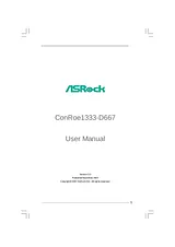 Asrock ConRoe1333-D667 Справочник Пользователя